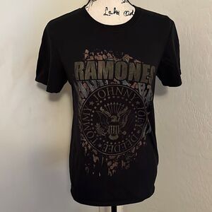 Ramones Black Graphic Shirt